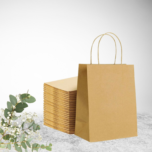 Kraft Paper Bags - Small (12 x 3 x 6)