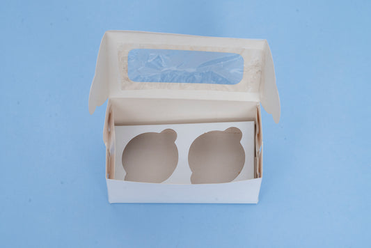 2 cup cake Box