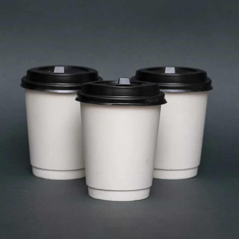 Coffee Cup Single Wall with Lid (8oz)