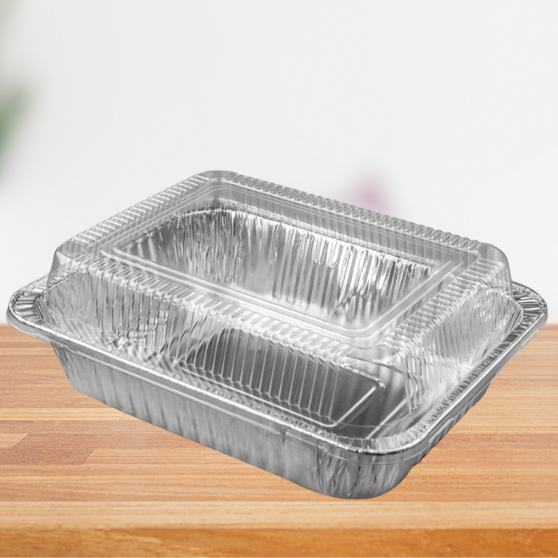 P3 Aluminum Container with a durable plastic lid