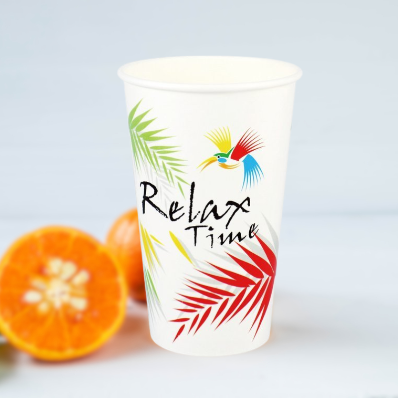 Paper Juice Glass - Relax Time 12oz